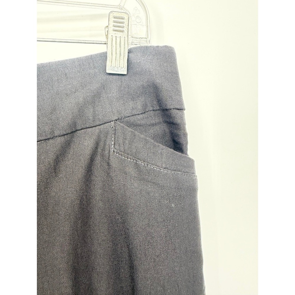 N Touch Pants Black Pull On Button Hem Trousers Basic Workwear Office Size 14 - Picture 5 of 7